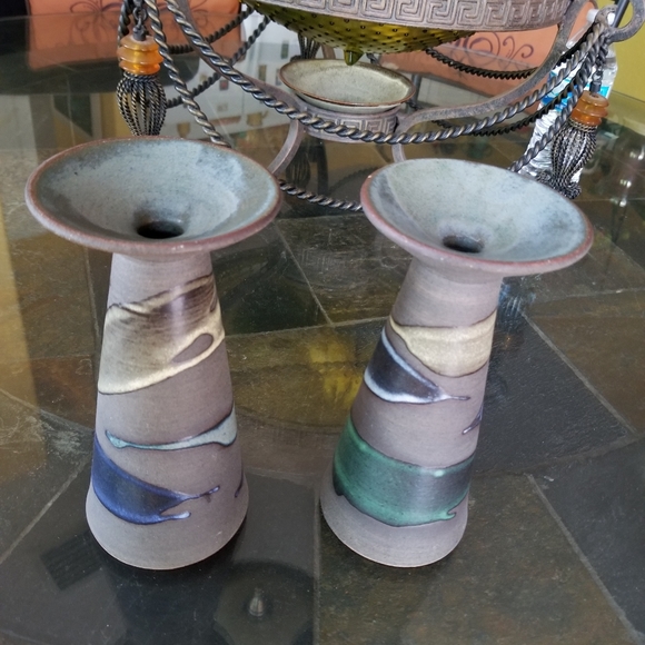 Alfa Dom pottery candle holder - Picture 8 of 9